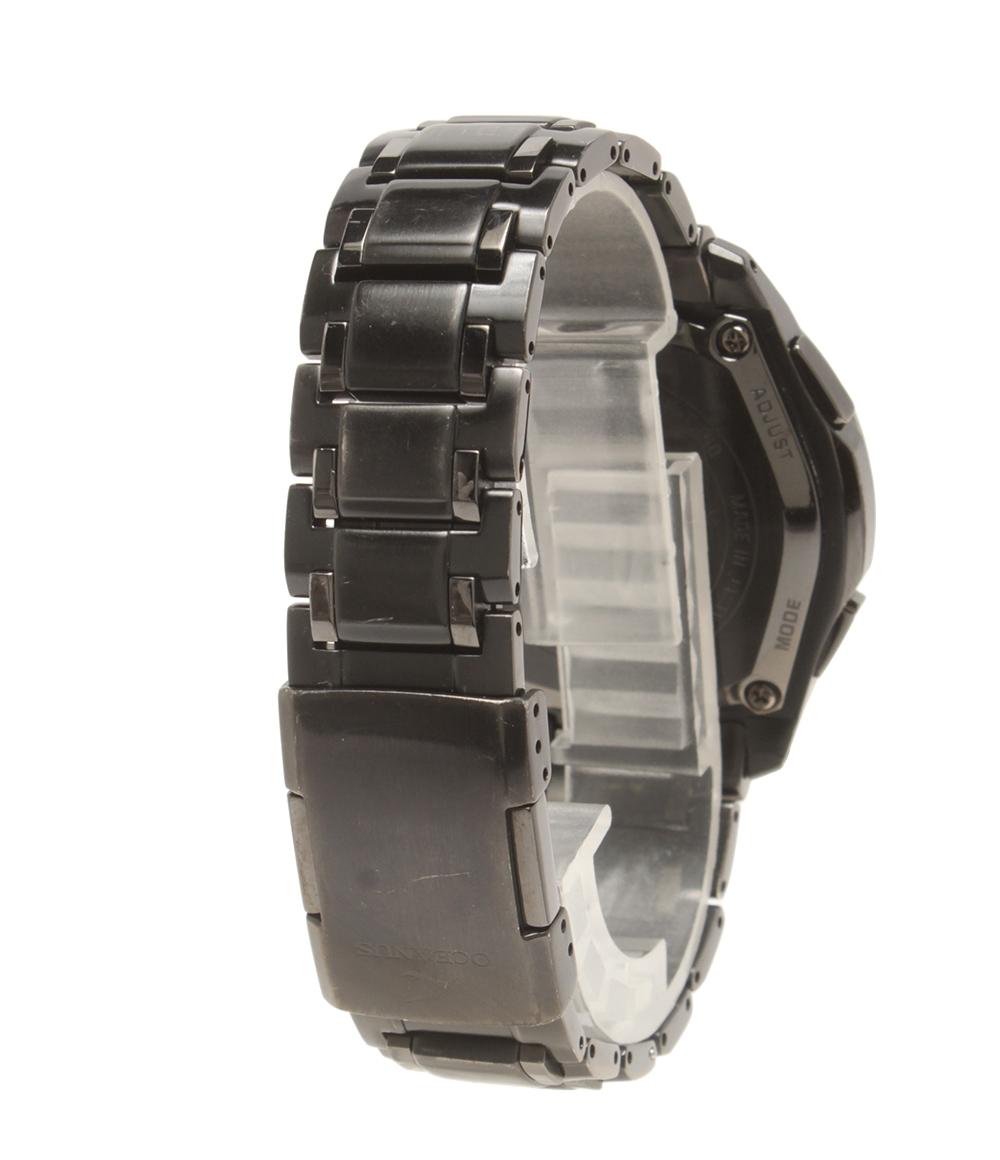 CASIO nano universe 腕時計 コラボモデル オシアナス OCEANUS ソーラー ブラック OCW-T750 メンズ カシオ ナノユニバース