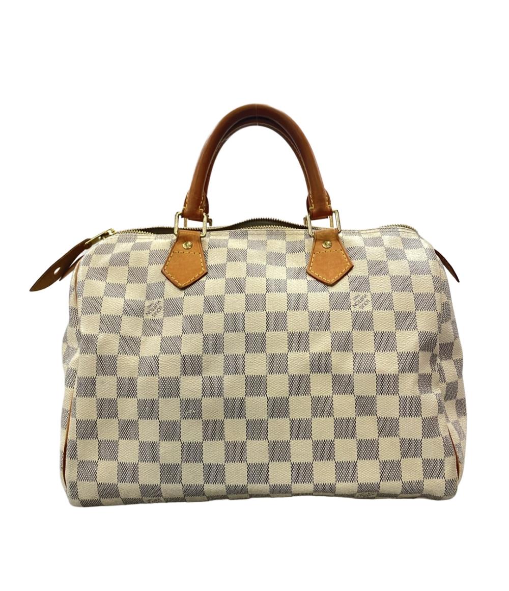 訳あり LOUIS VUITTON ハンドバッグ ミニボストンバッグ スピーディ 30 ダミエ アズール N41533 レディース ルイ・ヴィトン