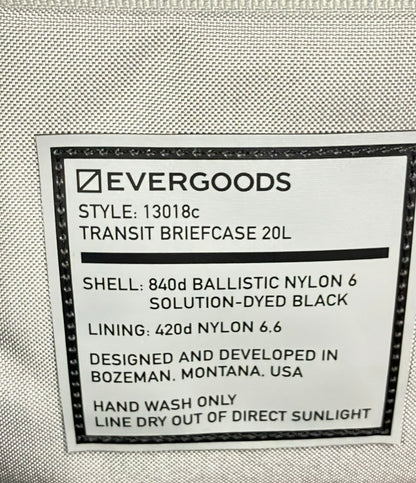 美品 EVERGOODS ブリーフケース ショルダーバッグ ビジネスバッグ 2WAY 斜め掛け メンズ エバーグッズ