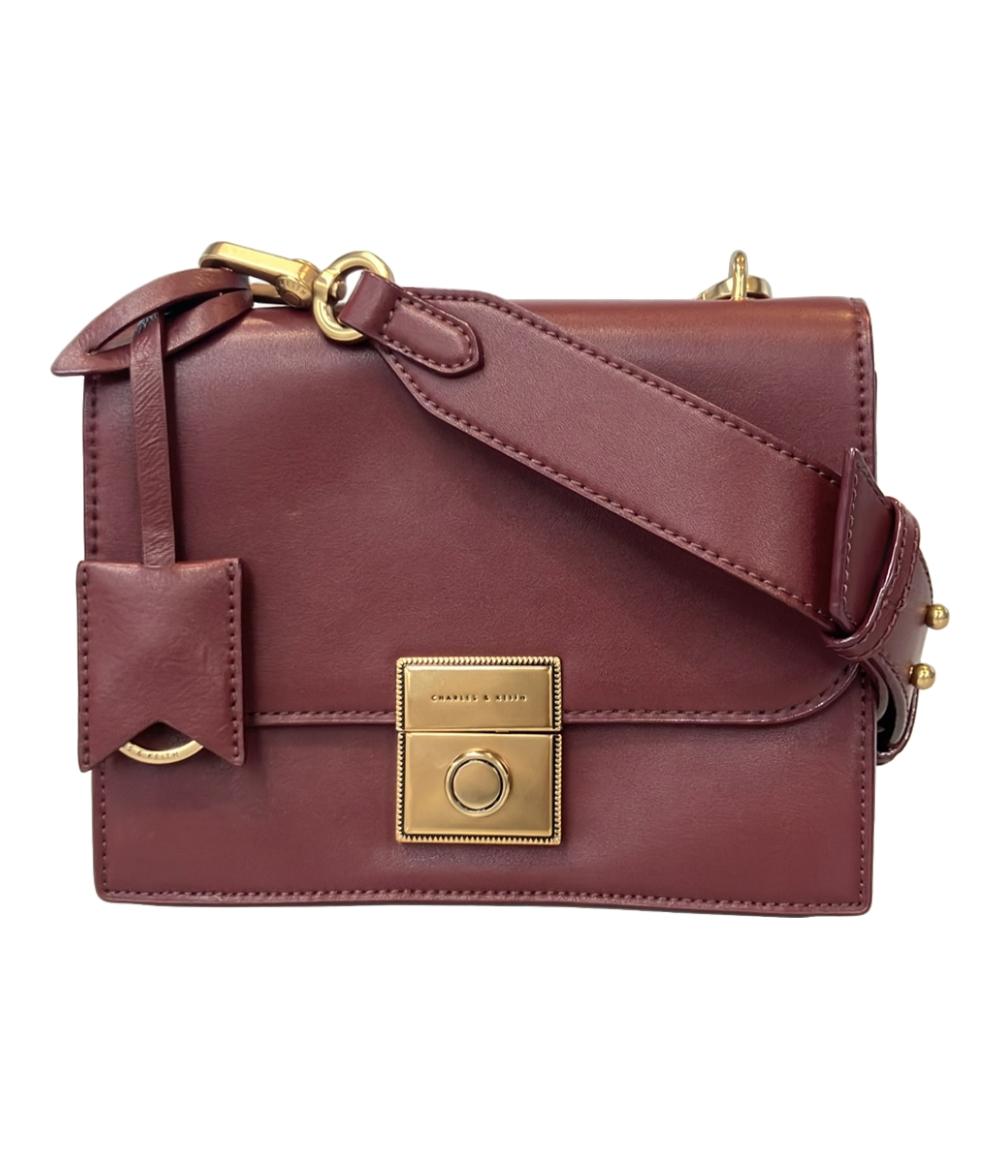 美品 CHARLES＆KEITH ショルダーバッグ 斜め掛け レディース チャールズ＆キース