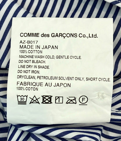 PLAY COMME des GARCONS 長袖 ストライプ シャツ メンズ SIZE S プレイコムデギャルソン