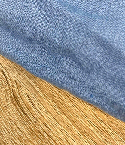 MYLAN 長袖ワンピース ボリュームスリーブ シャツ タグ付き リネン100% MY24SS-BL028 レディース SIZE F (M) マイラン