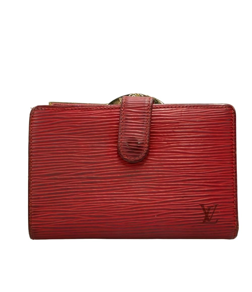 LOUIS VUITTON 二つ折り財布 ポルトモネ ビエ ヴィエノワ エピ M63247 レディース ルイ・ヴィトン