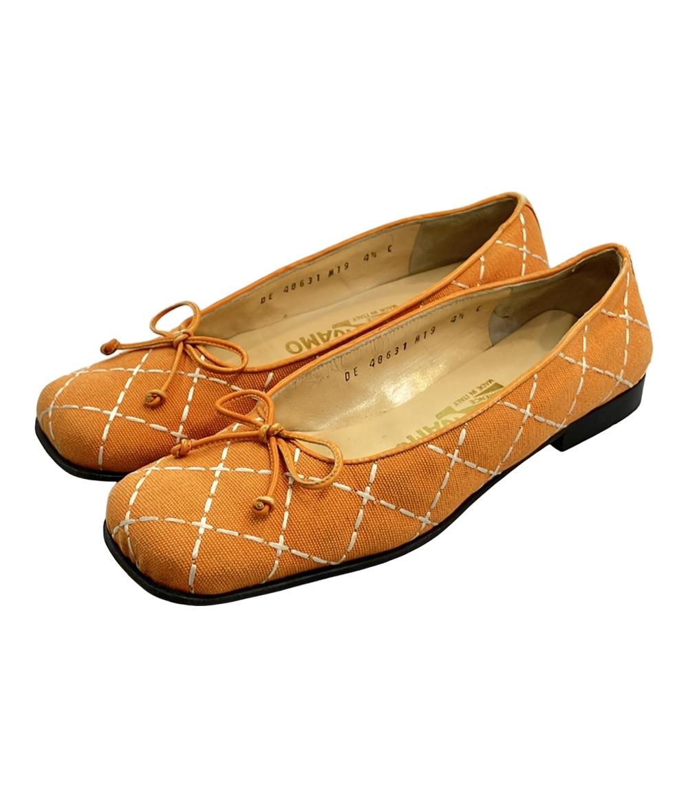 サルヴァトーレフェラガモ パンプス リボン レディース SIZE 4 1/2 (XS) Salvatore Ferragamo