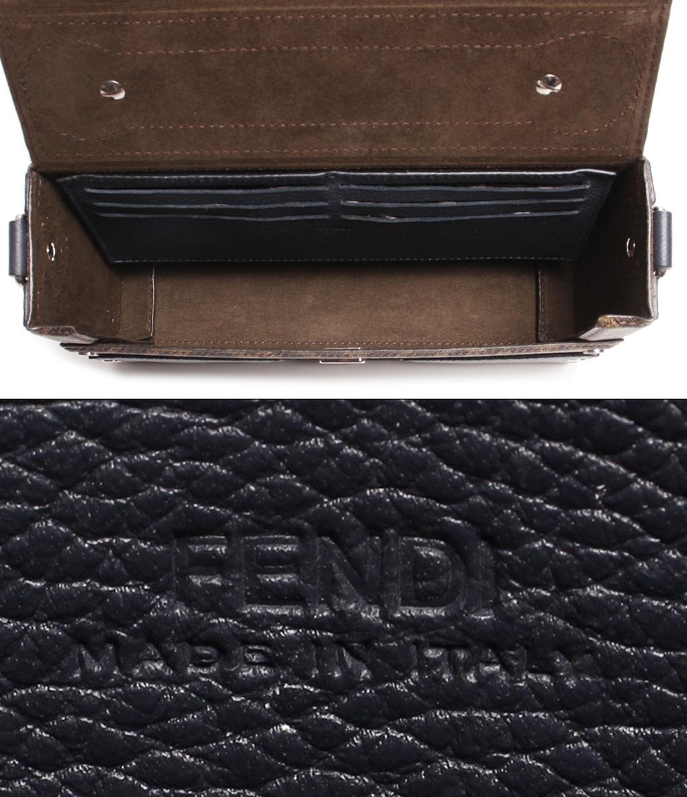 フェンディ クロスボディバッグ ショルダーバッグ FFロゴ シルバー金具 バゲット ソフトトランク 7VA565 メンズ FENDI