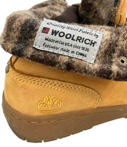 Timberland WOOLRICH ロールトップワークブーツ 39556 レディース SIZE 4.5 W ティンバーランド ウールリッチ