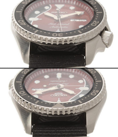 SEIKO 腕時計 QUEEN ブライアン・メイ レッド・スペシャルモデル 5 スポーツ 自動巻き レッド 4R36-08H0（SBSA073） メンズ セイコー
