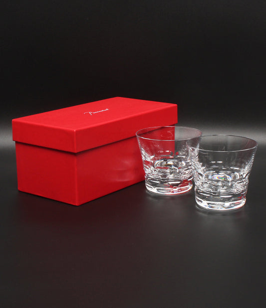 美品 Baccarat イヤータンブラー グラス 2点セット ペア 2017 ルチア バカラ