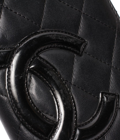 CHANEL 長財布 シルバー金具 マトラッセ カンボンライン 12番台 レディース シャネル