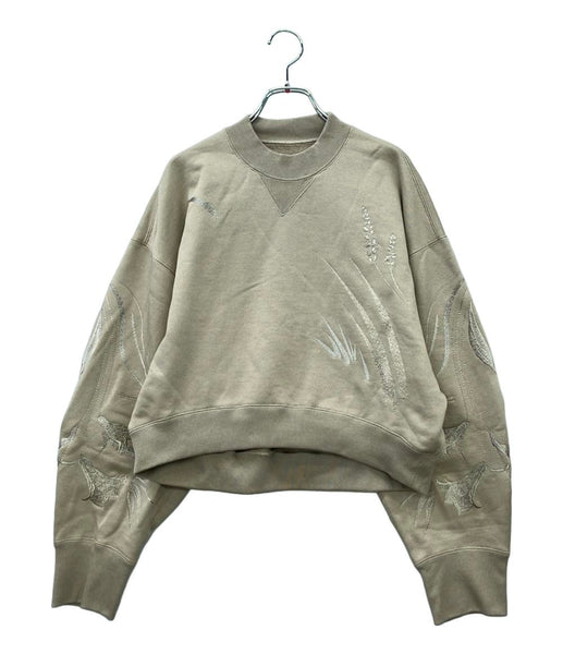 マメクロゴウチ　今季新作！刺繍スウェット 2026年最新】マメ／マメクロゴウチ レディース トレーナー・スウェット