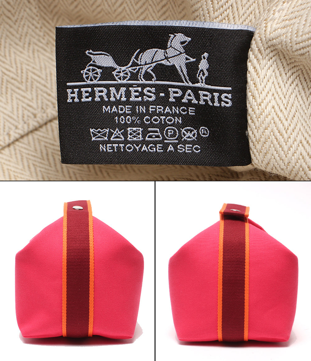 HERMES ポーチ バス用 シルバー金具 ブリッド ア ブラック GM レディース エルメス