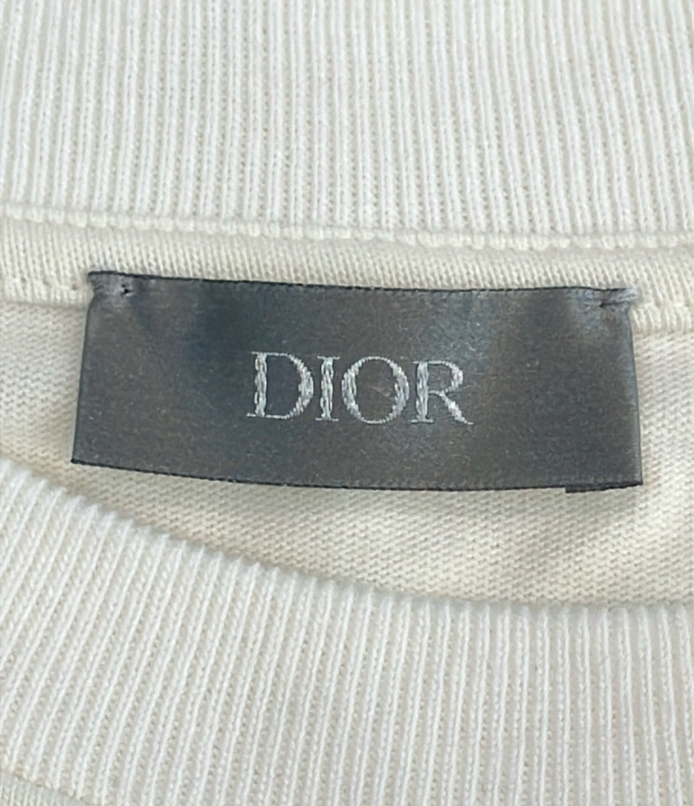 Christian Dior Handwritten 1947 コットンジャージー Tシャツ 493J696F0554 メンズ SIZE L クリスチャンディオール