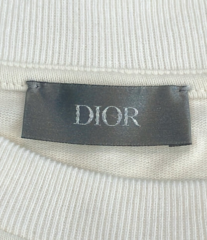 Christian Dior Handwritten 1947 コットンジャージー Tシャツ 493J696F0554 メンズ SIZE L クリスチャンディオール
