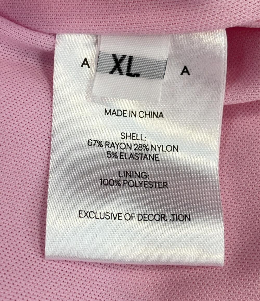 AREA ミニワンピース クリスタル付き 背面ハート型カットアウト ノースリーブ RN154562 レディース SIZE XL エリア