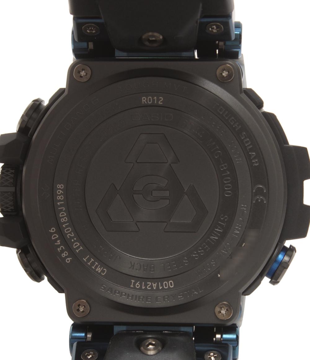 美品 カシオ 腕時計 G-SHOCK ソーラー ブラック MTG-B1000BD-1AJF メンズ CASIO