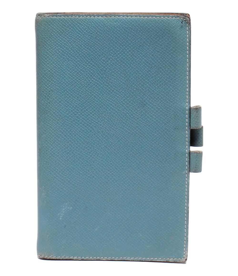 エルメス 手帳カバー □L刻印 シルバー金具 アジェンダGM レディース HERMES