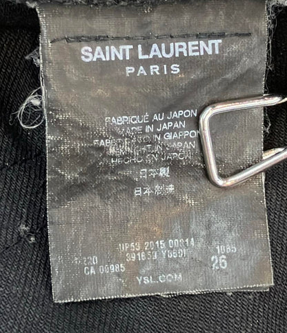 サンローランパリ デニムパンツ ダメージ加工 レディース SIZE 26 (M) SAINT LAURENT PARIS