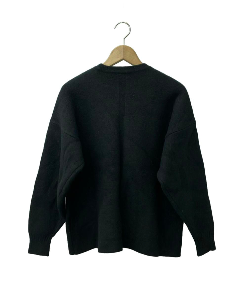 完売 CFCL WOOL MILAN PULLOVER ニット ブラック 3 訳あり CFCL 長袖ニット WOOL MILAN PULLOVER ウール ミラノリブ プル