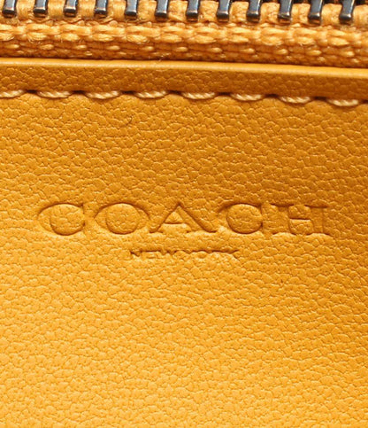 COACH ラウンドファスナー長財布 シグネチャー レディース コーチ