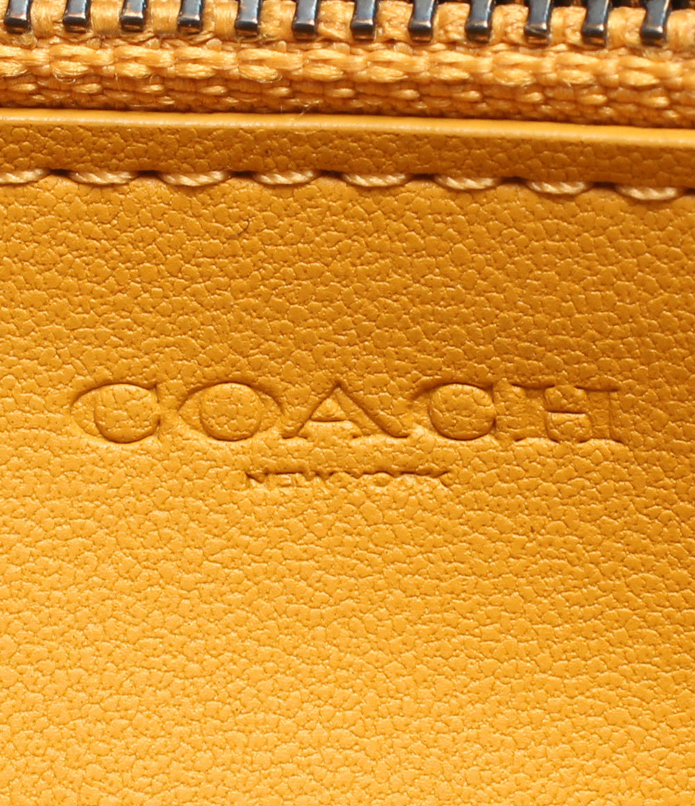 COACH ラウンドファスナー長財布 シグネチャー レディース コーチ