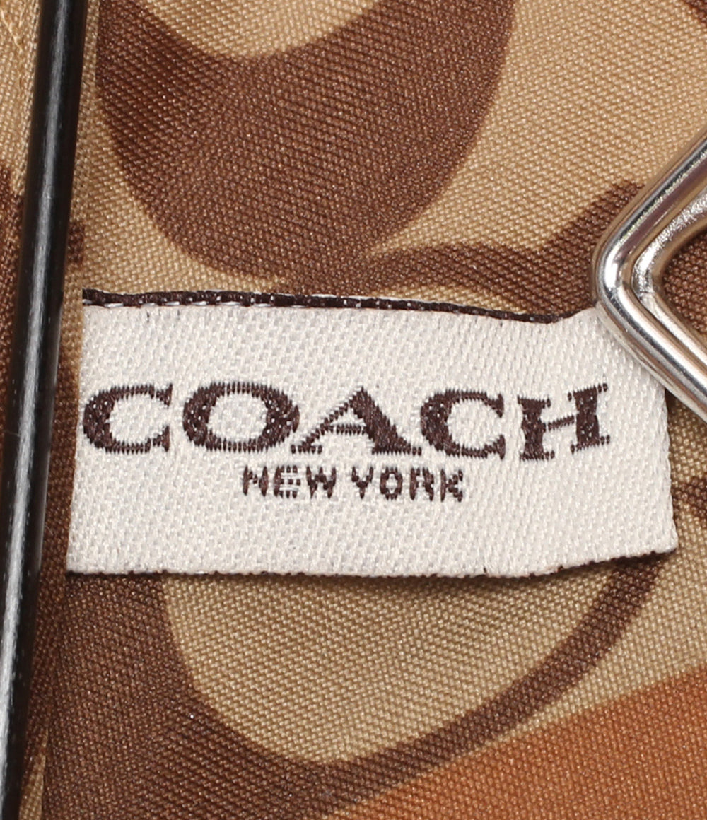 COACH 折り畳み傘 ワンタッチ式 レディース コーチ