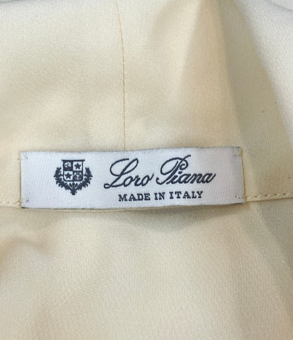 美品 Loro Piana 長袖シャツ ボウタイ レディース SIZE 42 (L) ロロピアーナ