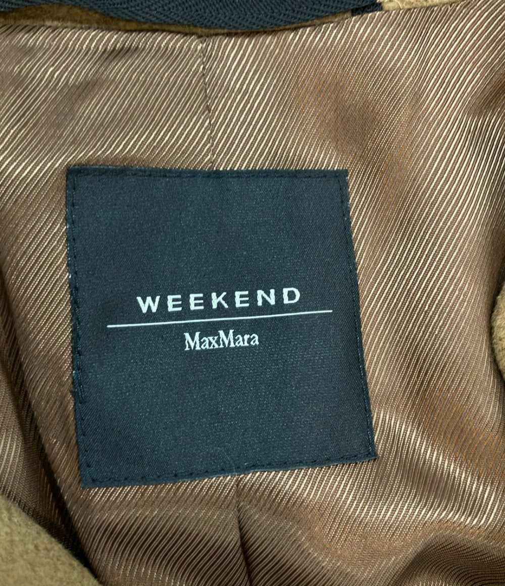 WEEKEND Max Mara チェスターコート ロングコート ウール ボタン キャメル 20AW 501607036 レディース SIZE 40 (M) ウィークエンド マックスマーラ