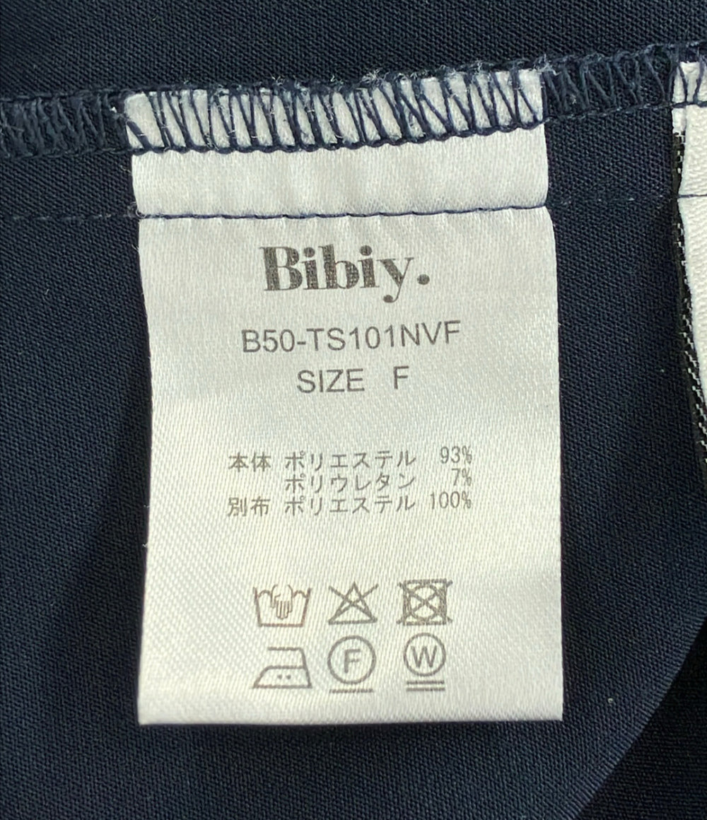 Bibiy. B. AVA TOP 半袖カットソー B50-TS101NVF レディース SIZE F (M) ビビィ