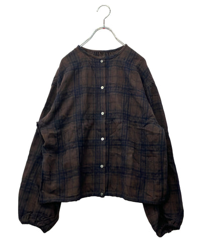 kagure URBAN RESEARCH M 長袖シャツ ブラウス シャドーチェックドロストカーディガン GAA7-23S013 レディース SIZE Free (M) かぐれ