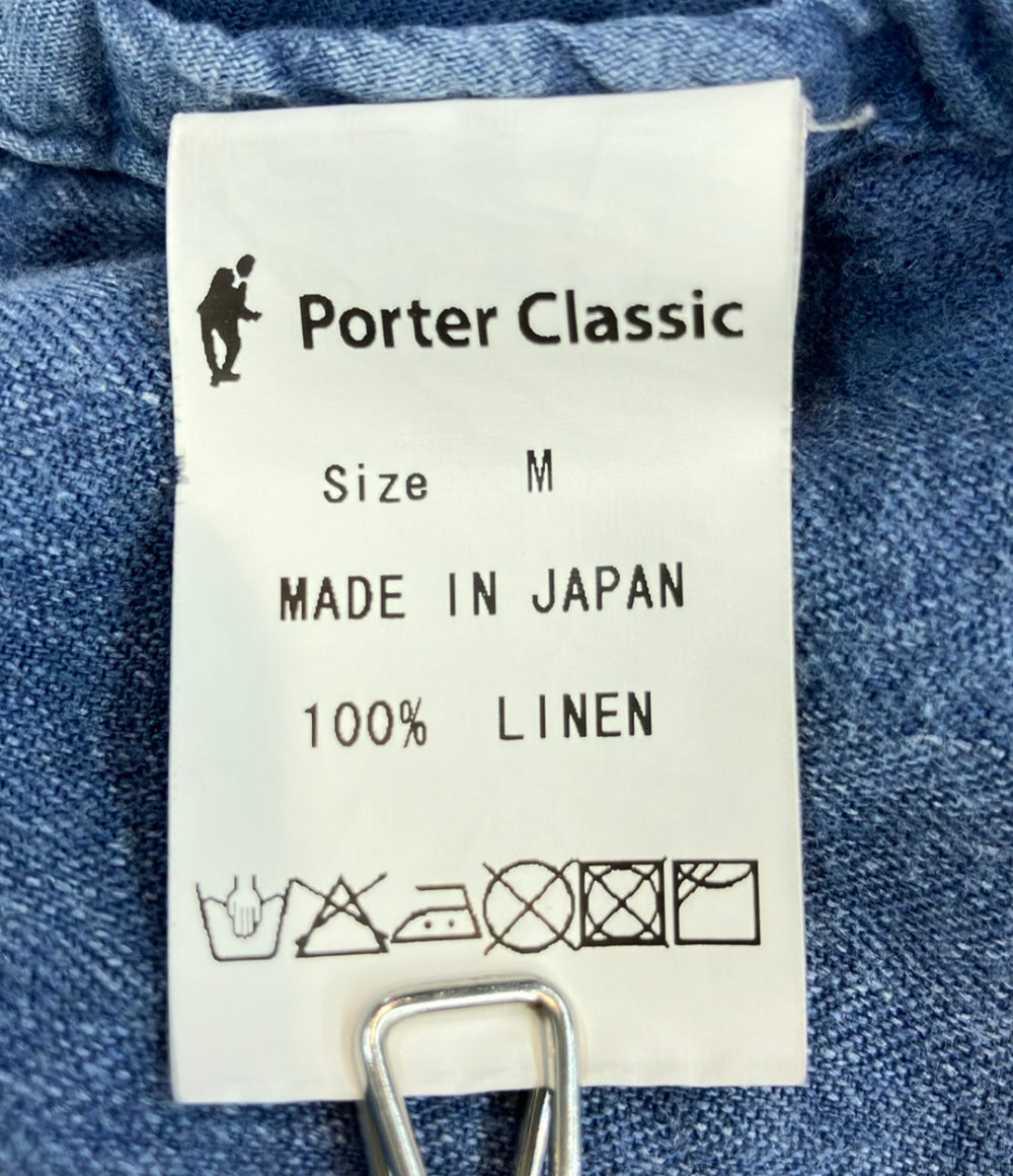 PORTER CLASSIC ハーフパンツ ボタンフライ メンズ SIZE M ポータークラシック
