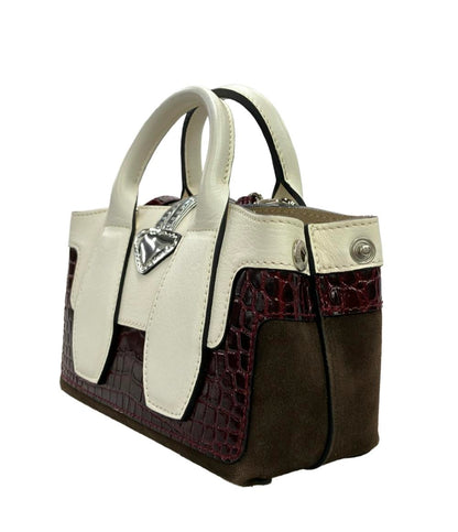 Longchamp ハンドバッグ ショルダーバッグ 2WAY  斜め掛け クロコ型押し レディース ロンシャン