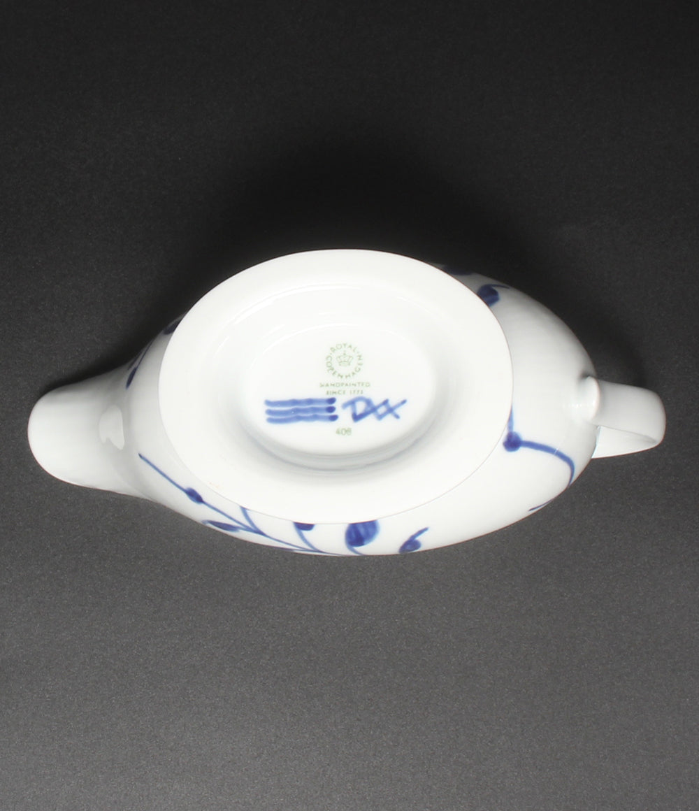 美品 Royal Copenhagen ソースジャグ ブルーフルーテッド メガ ロイヤルコペンハーゲン