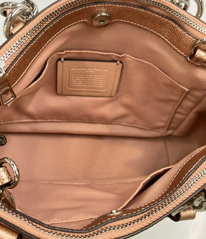 美品 COACH 2WAY バンドバッグ ショルダーバッグ 斜め掛け F25928 レディース コーチ