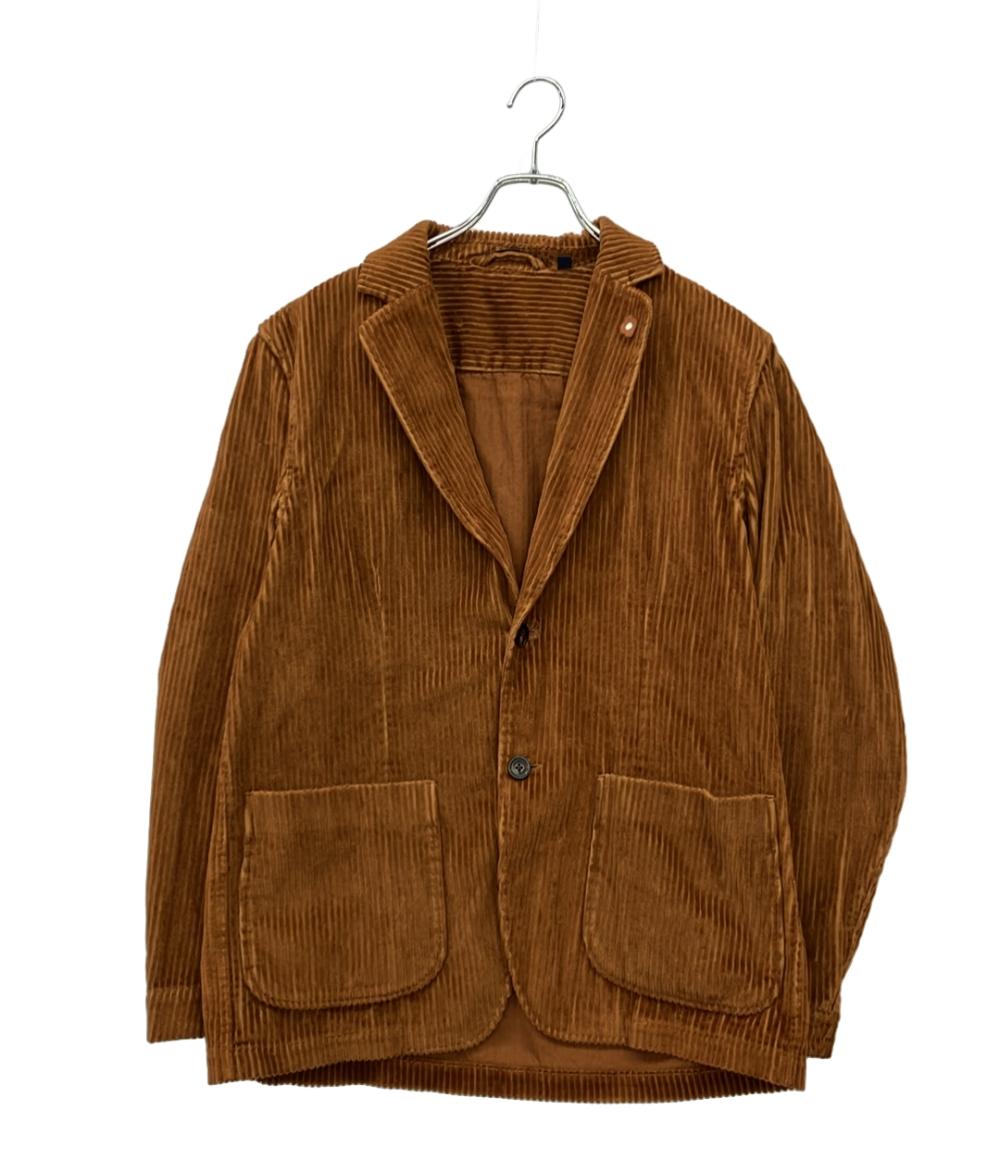 LARDINI コーデュロイ  テーラードジャケット ブートニエール メンズ SIZE L ラルディーニ