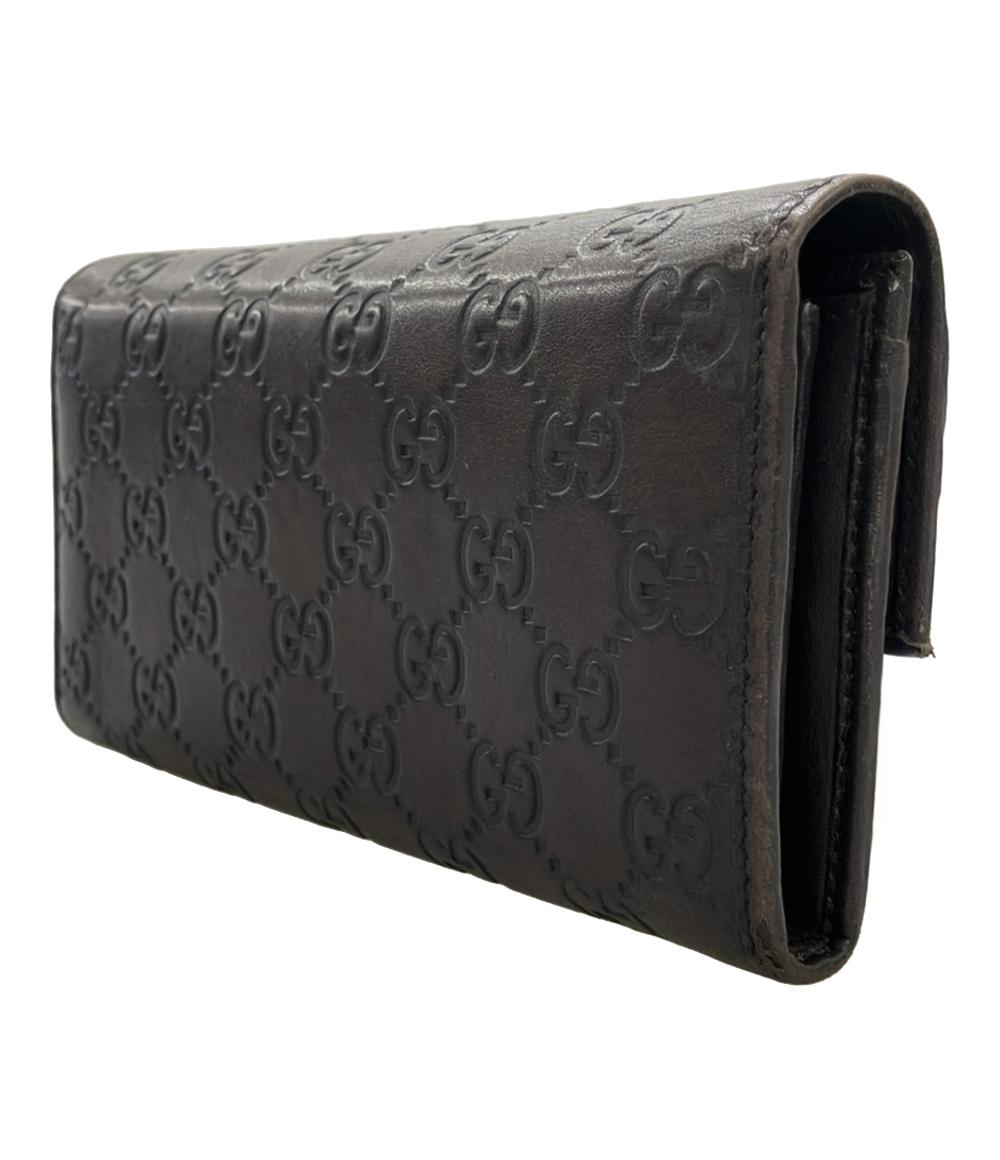 GUCCI 二つ折り長財布 インターロッキング グッチシマ 256998 2091 レディース グッチ