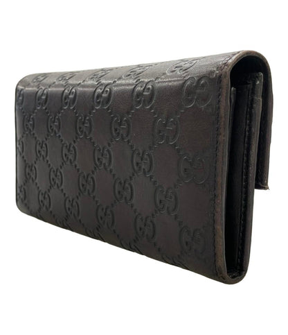 GUCCI 二つ折り長財布 インターロッキング グッチシマ 256998 2091 レディース グッチ