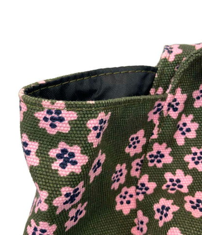 美品 marimekko トートバッグ 肩掛け 花柄 レディース マリメッコ