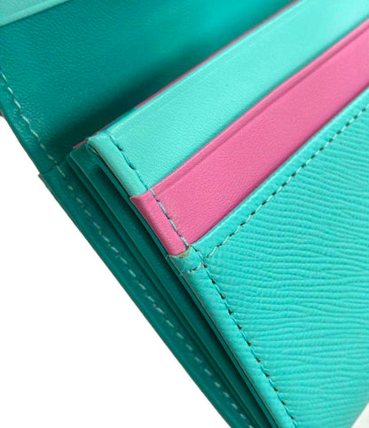 美品 LANVIN en Bleu カードケース 牛革 レディース ランバンオンブルー