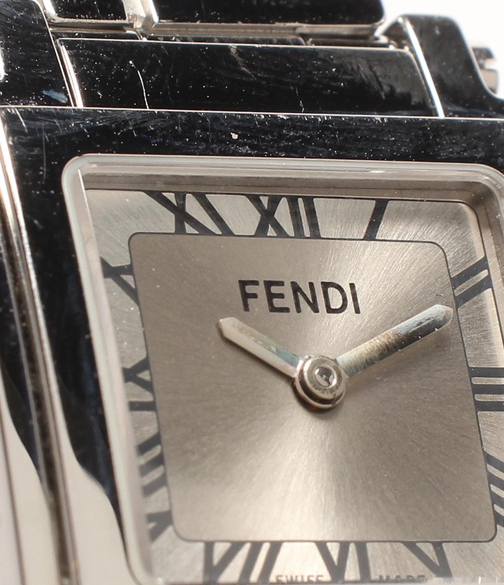 専用　FENDI 時計 FENDI フェンディ レディース腕時計 クアドロミニ クオーツ シルバー