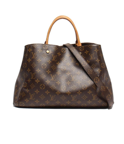 ルイ・ヴィトン 2wayハンドバッグ ショルダーバッグ 肩掛け モンテーニュGM モノグラム M41067 レディース LOUIS VUITTON