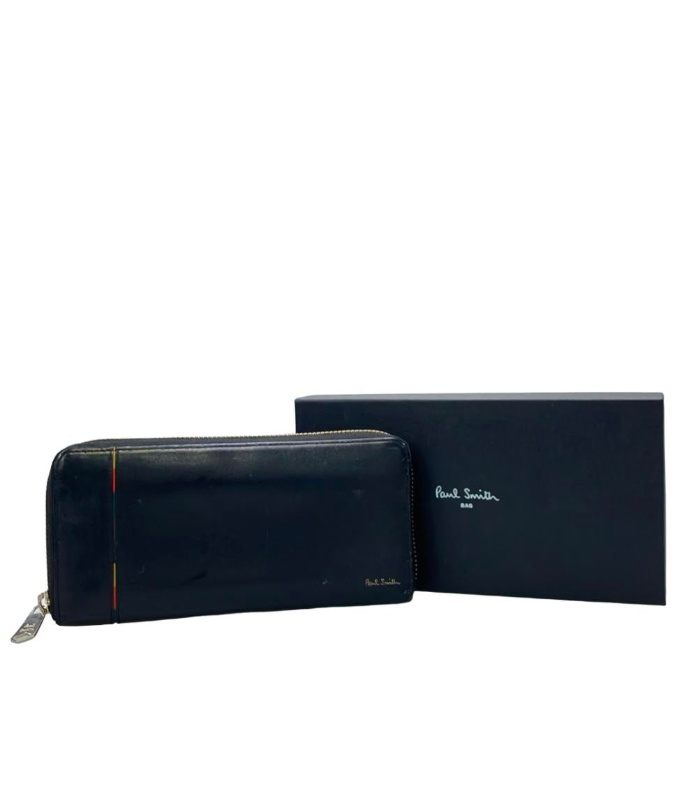 ポールスミス ラウンドファスナー長財布  【Bランク】【中古】 Paul Smith（ポール・スミス） 未使用 ラウンドファスナー 長財布