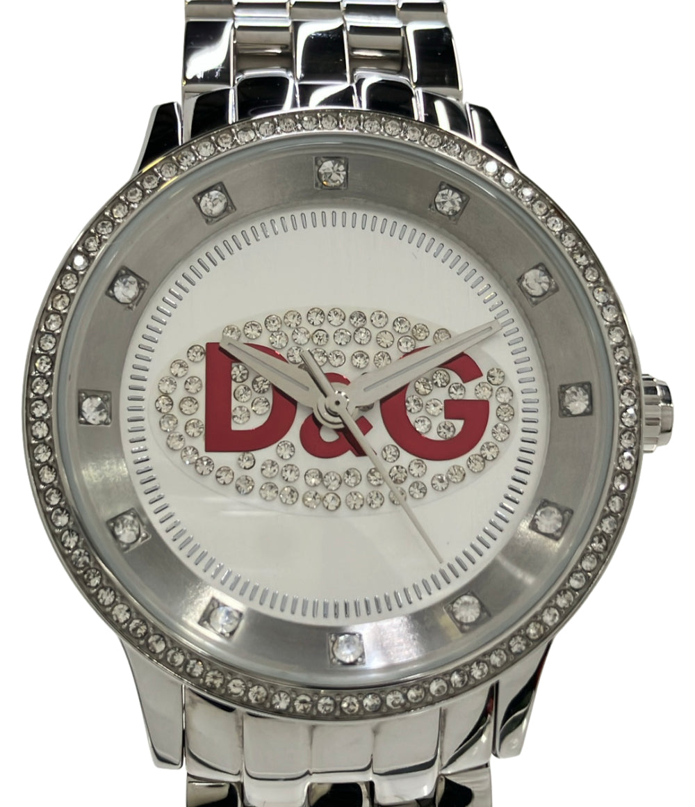 D&G 腕時計 クオーツ シルバー メンズ ディーアンドジー