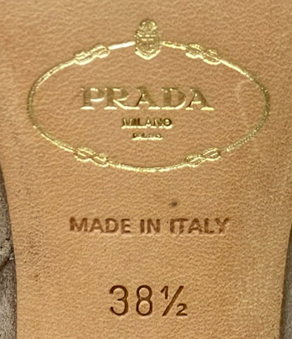 PRADA スリングバックパンプス スエード レディース SIZE 38.5 プラダ