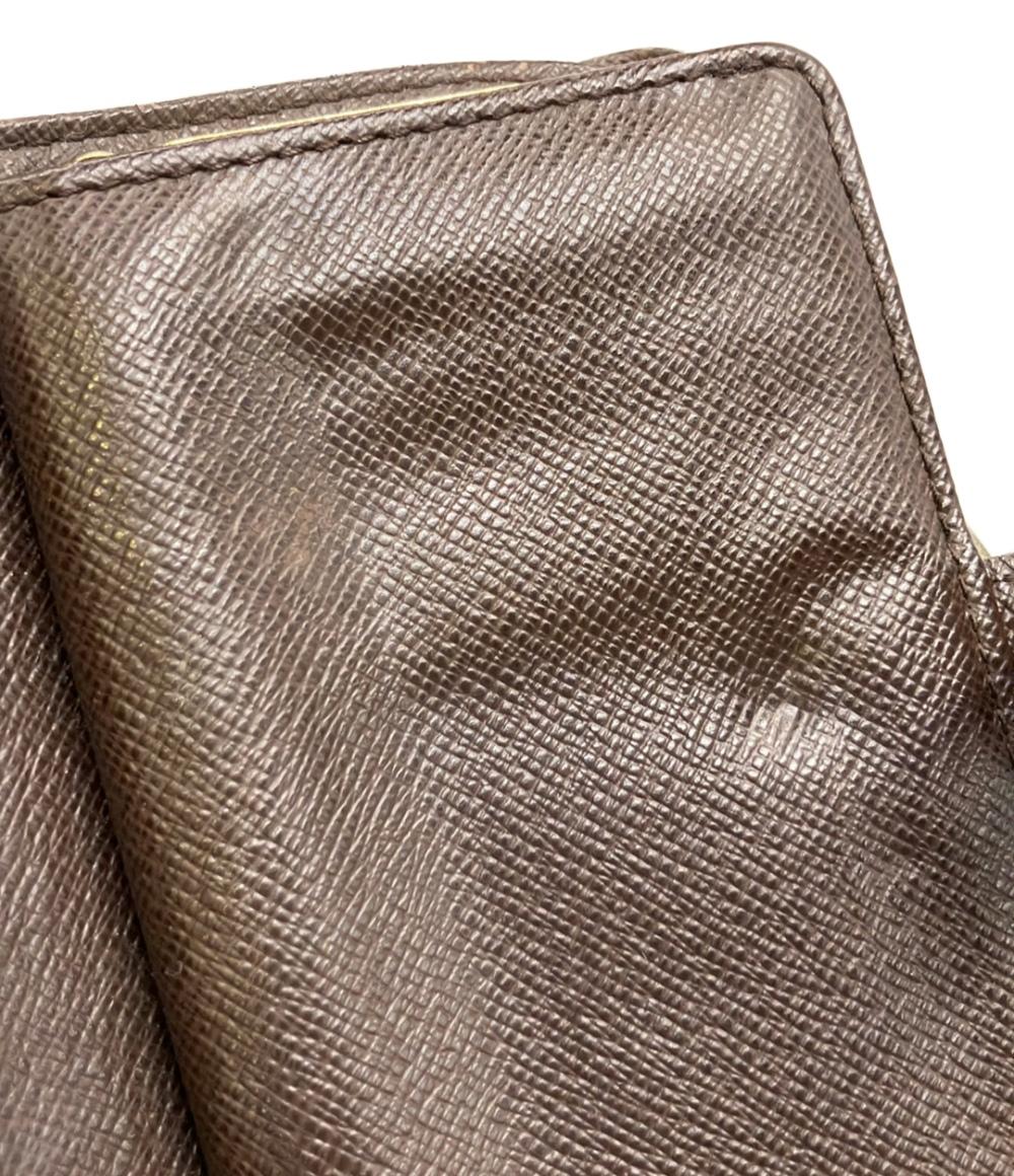 LOUIS VUITTON 二つ折り財布 ポルトモネ ビエ ヴィエノワ ダミエ エベヌ N61663 レディース ルイ・ヴィトン
