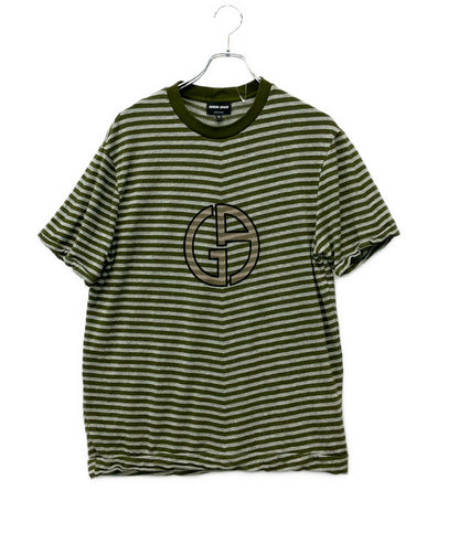 GIORGIO ARMANI 半袖Tシャツ ボーダー GM000244 メンズ SIZE 48 (M) ジョルジオアルマーニ