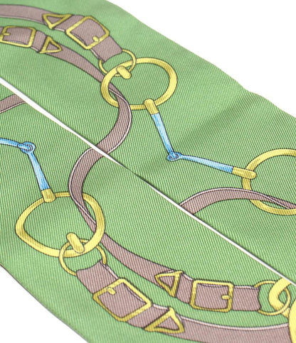 エルメス スカーフ シルク100% 黄金の拍車 ツイリー レディース HERMES