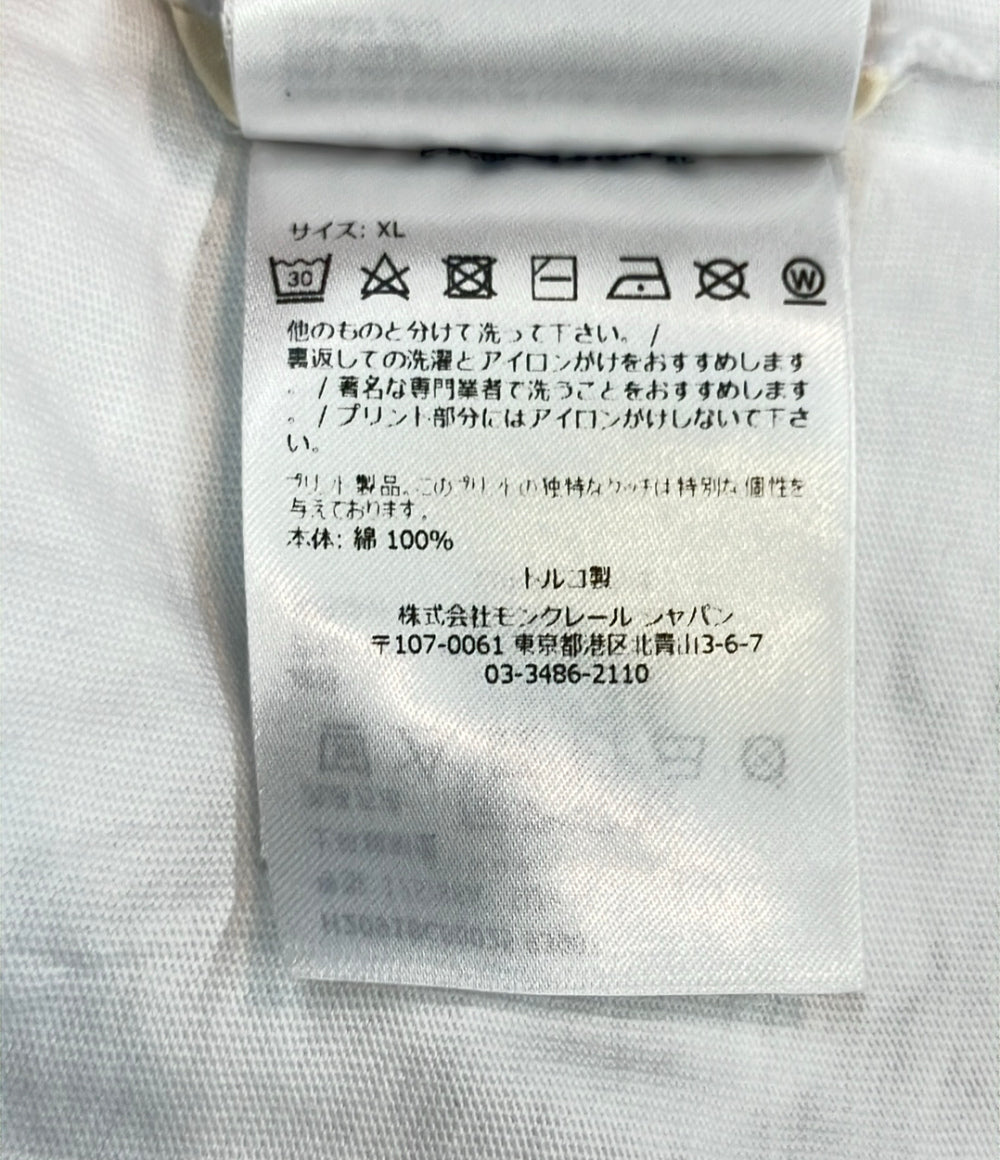 MONCLER 半袖Tシャツ ロゴ メンズ SIZE XL モンクレール