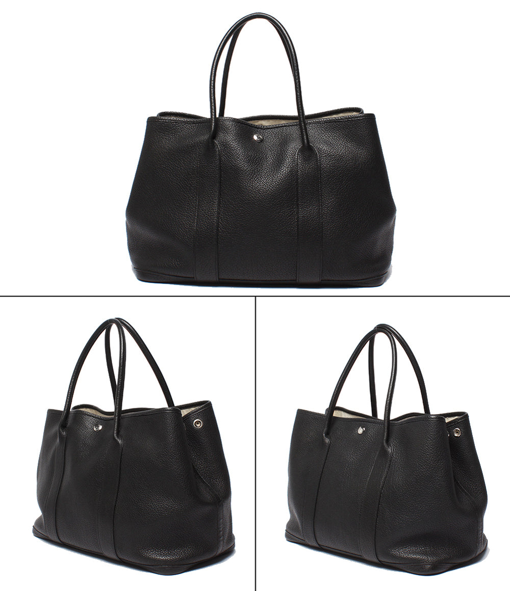 HERMES トートバッグ □Q刻印 シルバー金具 トリヨンクレマン素 ガーデンパーティ PM レディース エルメス