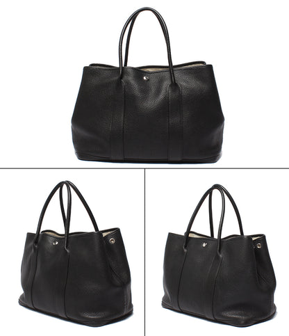 HERMES トートバッグ □Q刻印 シルバー金具 トリヨンクレマン素 ガーデンパーティ PM レディース エルメス