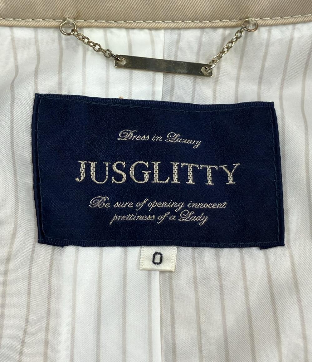 ジャスグリッティー トレンチコート レディース SIZE 0 (XS) JUSGLITTY